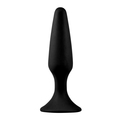 Buttplug sort silikone - medium