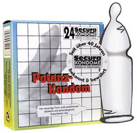 24 stk. Secura - Potenz Kondomer